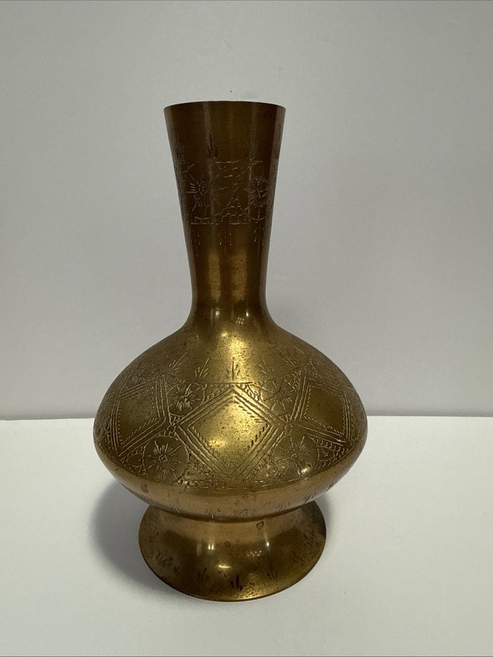 Brass Decorative Vase Solid Brass Saudi Arabia